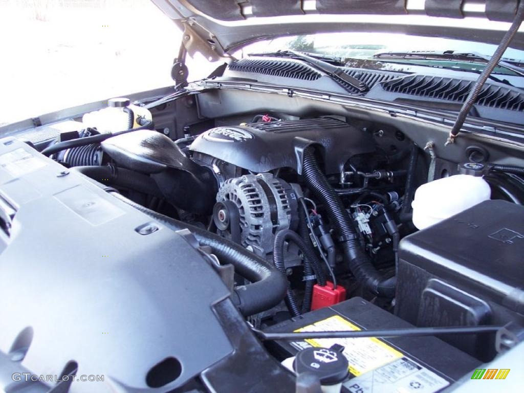 2007 GMC Sierra 1500 Classic SL Crew Cab 4x4 4.8 Liter OHV 16-Valve Vortec V8 Engine Photo #45225009