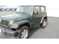 2009 Jeep Green Metallic Jeep Wrangler Rubicon 4x4  photo #1