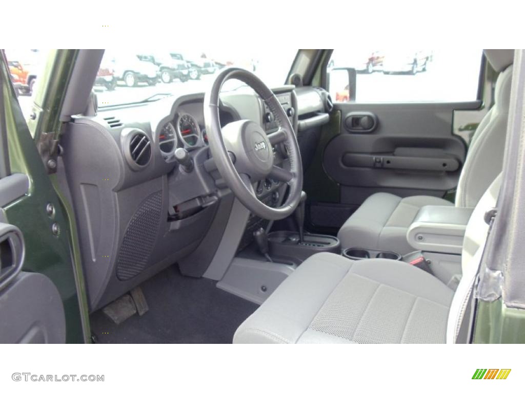 Dark Slate Gray/Medium Slate Gray Interior 2009 Jeep Wrangler Rubicon 4x4 Photo #45226353