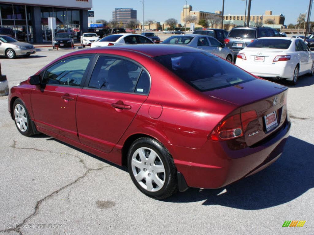 Tango Red Pearl 2007 Honda Civic LX Sedan Exterior Photo #45231677