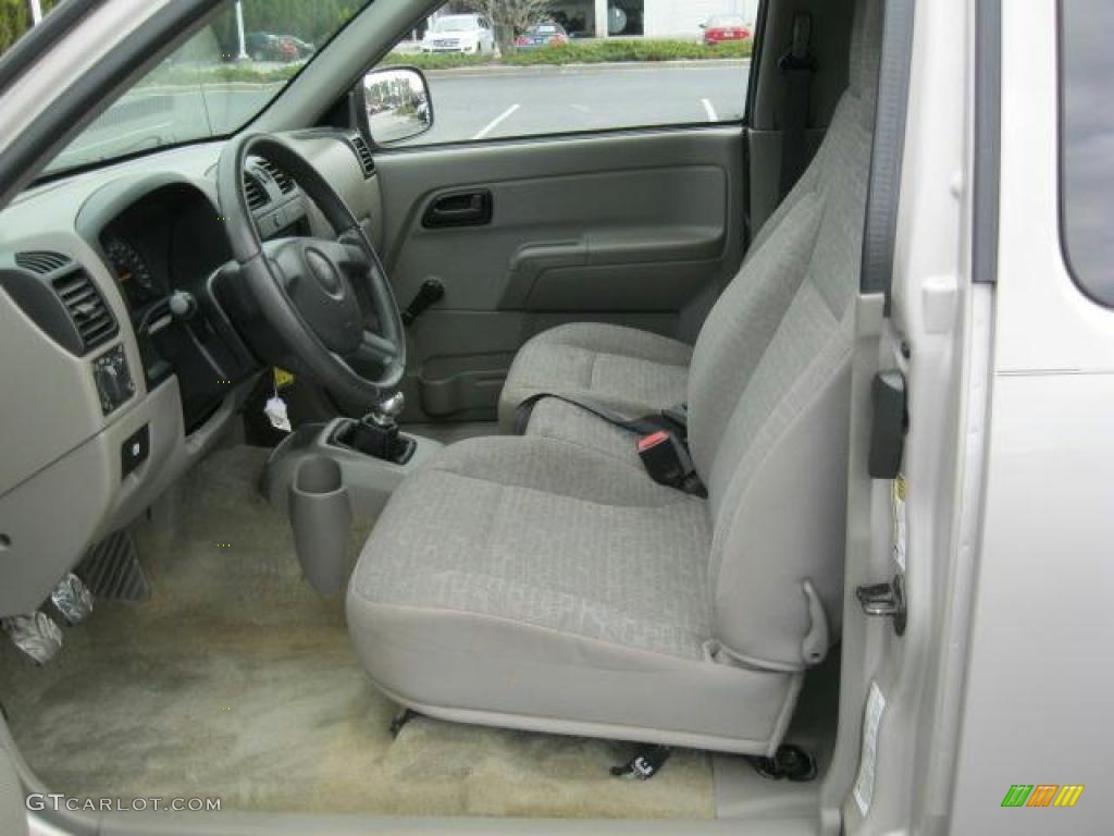 Medium Dark Pewter Interior 2004 Chevrolet Colorado Extended Cab Photo #45231953