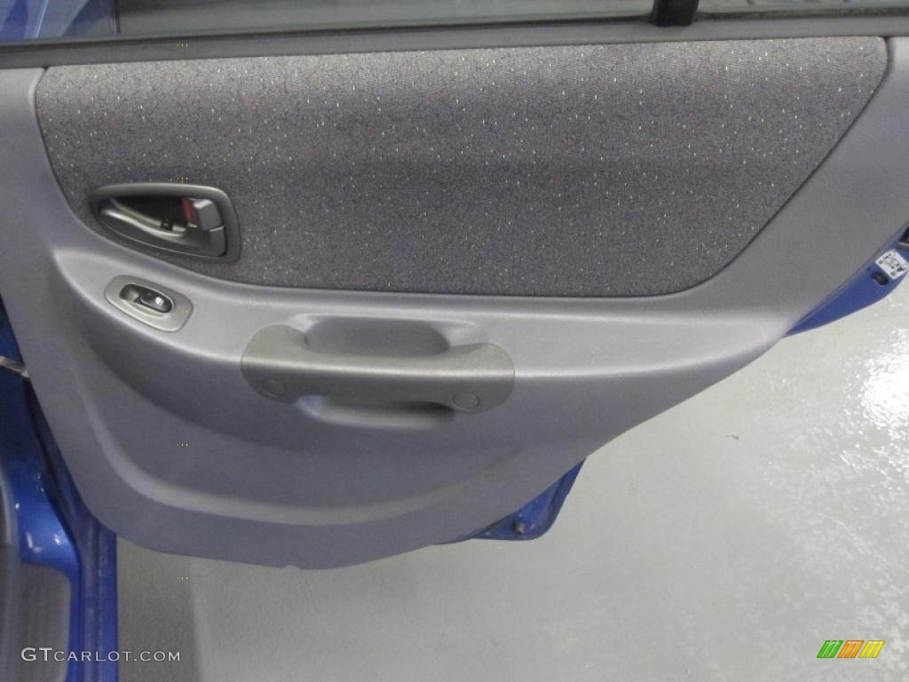 2002 Accent GL Sedan - Coastal Blue / Gray photo #7