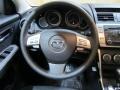 Black 2011 Mazda MAZDA6 i Sport Sedan Steering Wheel