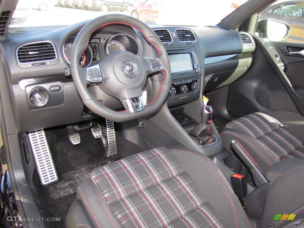 Interlagos Plaid Cloth Interior 2011 Volkswagen GTI 2 Door Photo #45233141