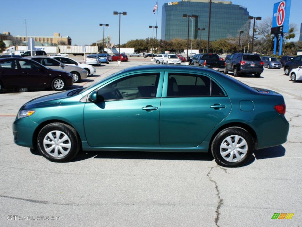 2009 Corolla  - Capri Sea Green Metallic / Ash photo #2