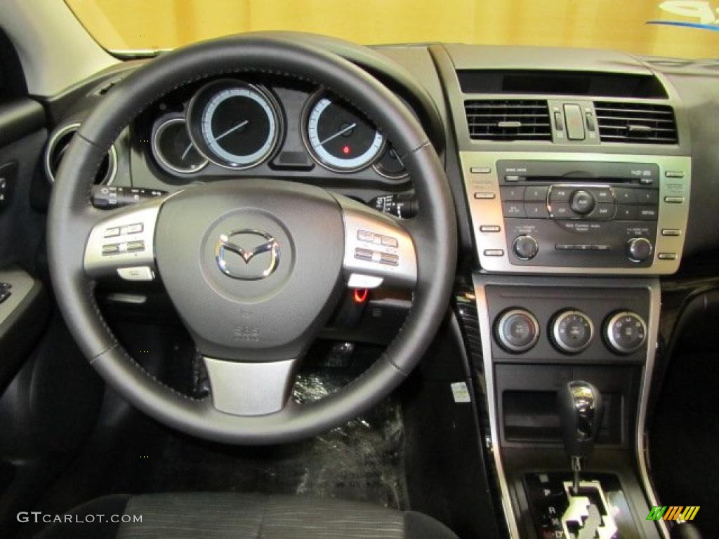 2011 Mazda MAZDA6 i Sport Sedan Black Dashboard Photo #45233449