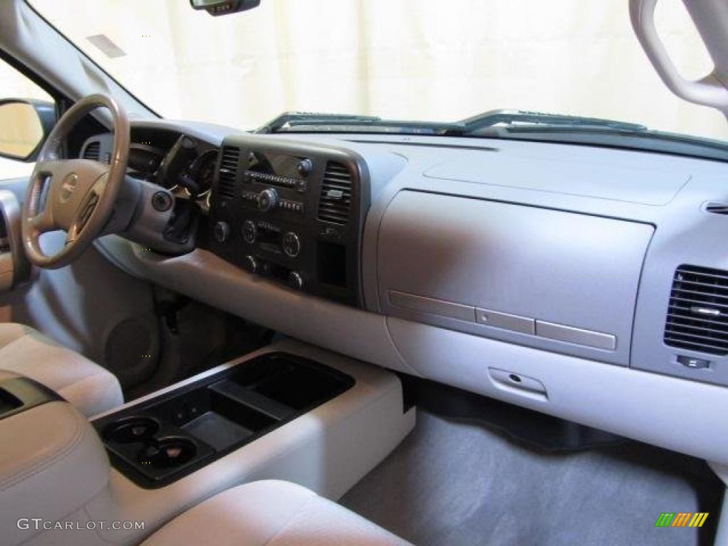 2008 Sierra 1500 SLE Extended Cab 4x4 - Silver Birch Metallic / Light Titanium photo #14