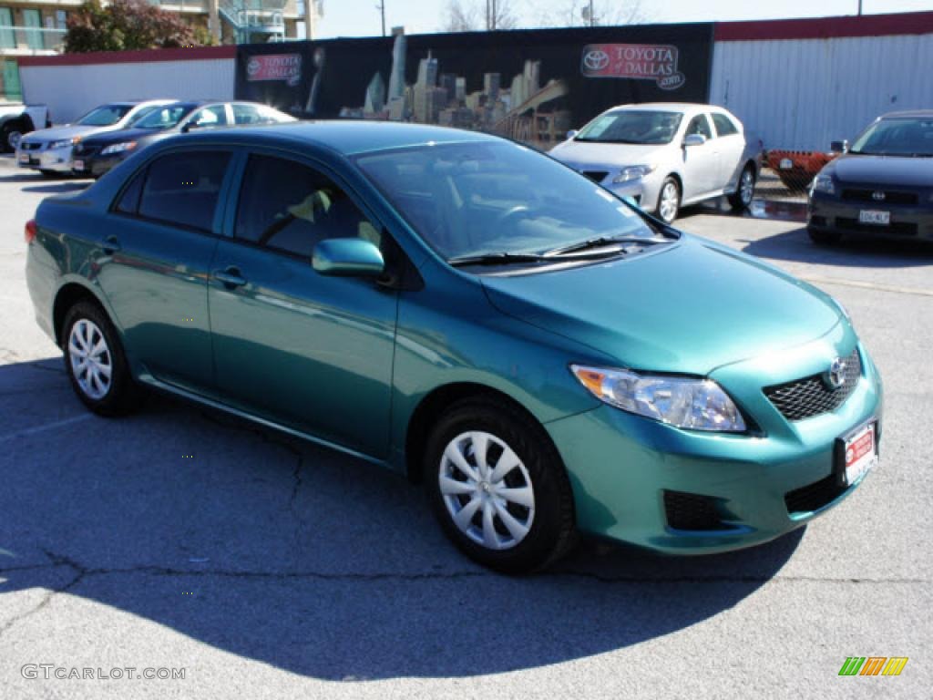 2009 Corolla  - Capri Sea Green Metallic / Ash photo #6