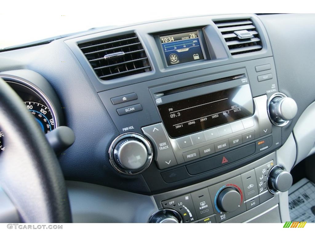 2011 Highlander Hybrid 4WD - Blizzard White Pearl / Ash photo #9