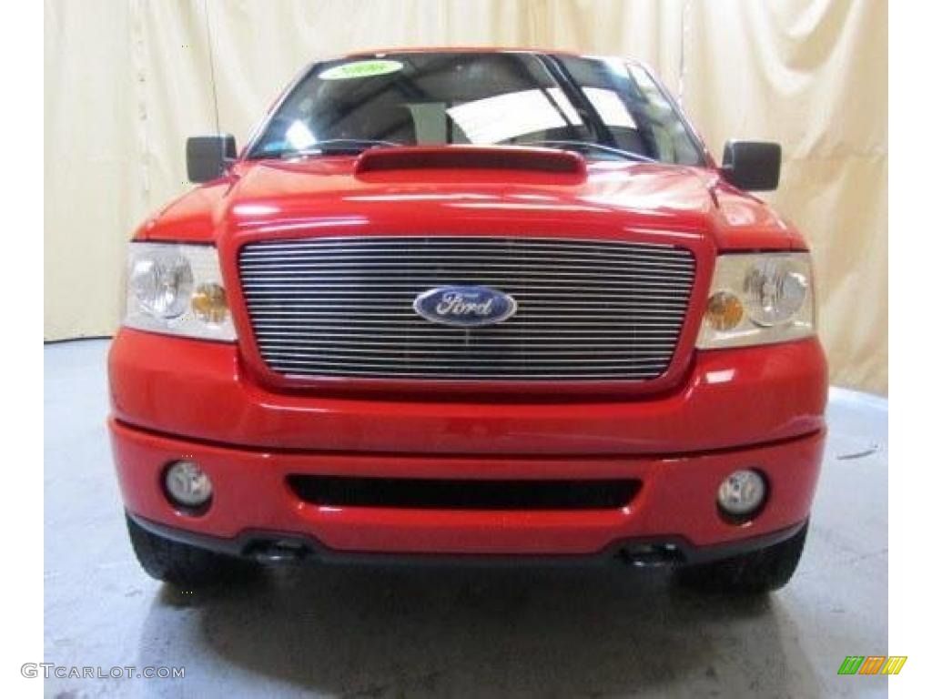 2006 F150 Roush Sport SuperCab 4x4 - Bright Red / Black/Medium Flint photo #8