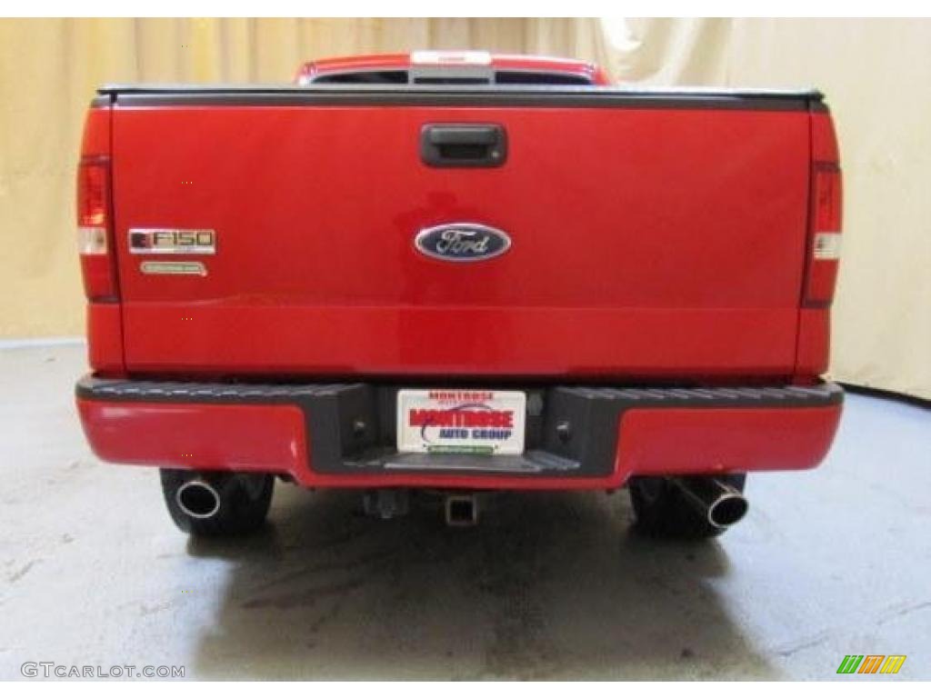 2006 F150 Roush Sport SuperCab 4x4 - Bright Red / Black/Medium Flint photo #9
