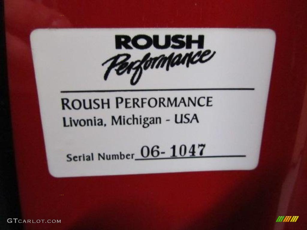 2006 F150 Roush Sport SuperCab 4x4 - Bright Red / Black/Medium Flint photo #22