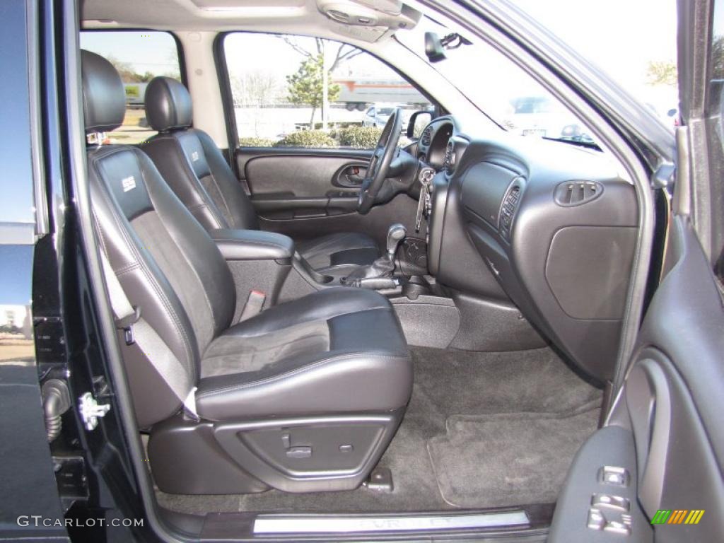 Ebony Interior 2008 Chevrolet TrailBlazer SS 4x4 Photo #45236165
