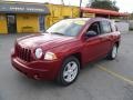 2007 Inferno Red Crystal Pearlcoat Jeep Compass Sport  photo #3