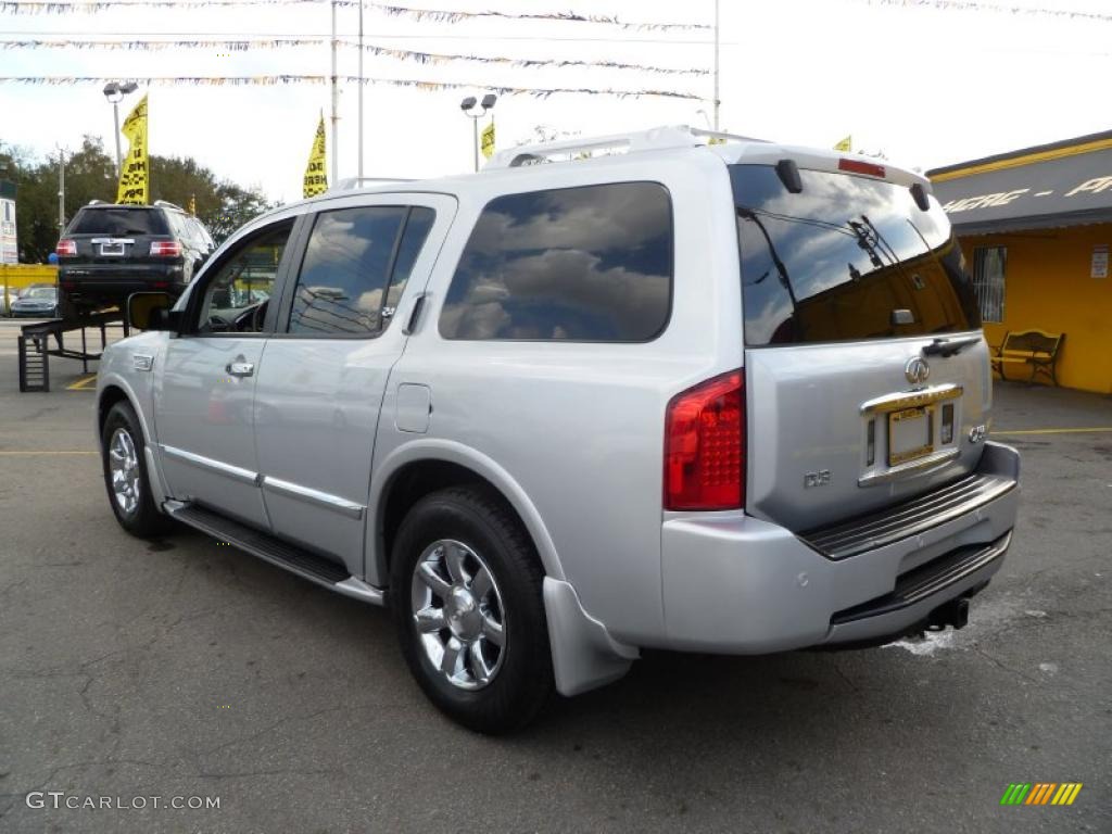 Silver Indulgence 2005 Infiniti QX 56 Exterior Photo #45237049