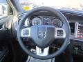 Black 2011 Dodge Charger Rallye Steering Wheel