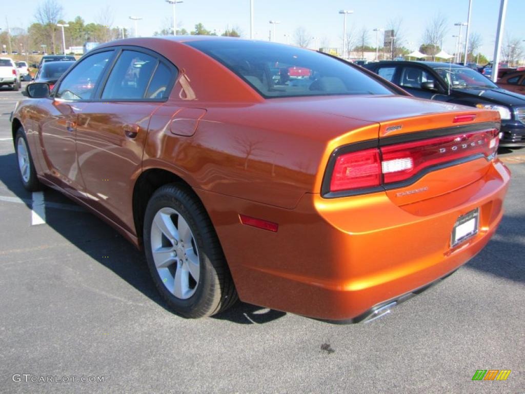 Toxic Orange Pearl 2011 Dodge Charger SE Exterior Photo #45237541
