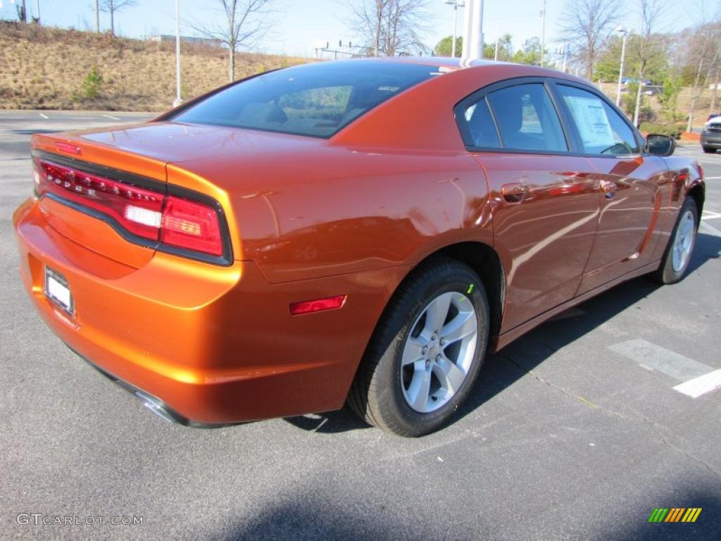 Toxic Orange Pearl 2011 Dodge Charger SE Exterior Photo #45237545
