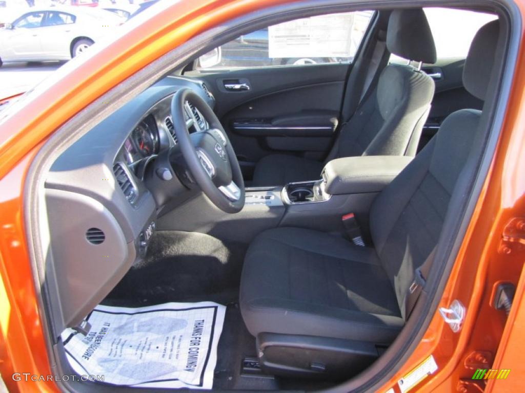 Black Interior 2011 Dodge Charger SE Photo #45237557