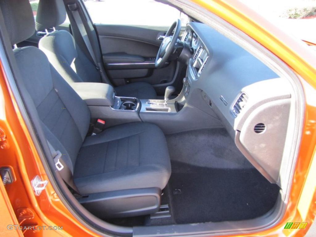Black Interior 2011 Dodge Charger SE Photo #45237565