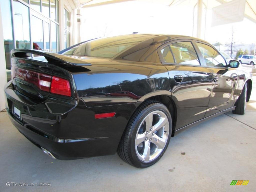 Brilliant Black Crystal Pearl 2011 Dodge Charger R/T Plus Exterior Photo #45237605