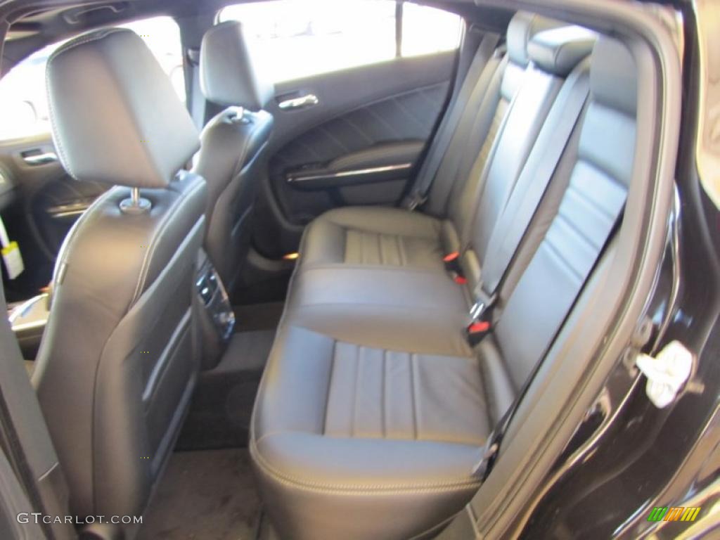 Black Interior 2011 Dodge Charger R/T Plus Photo #45237621