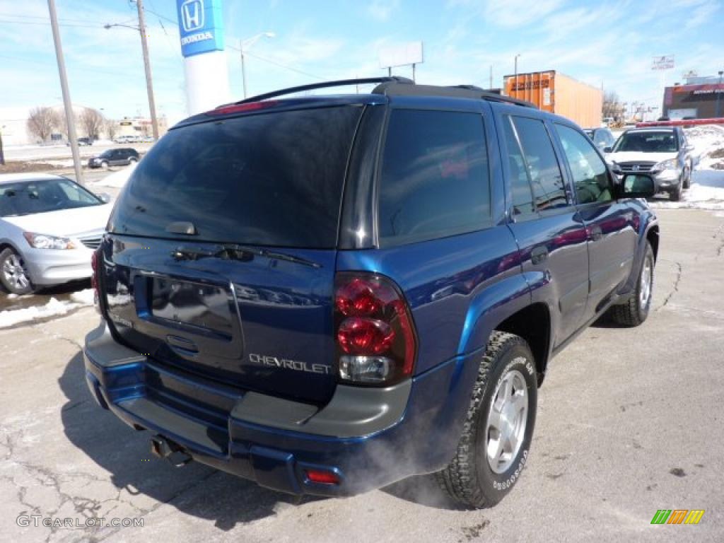 Indigo Blue Metallic 2004 Chevrolet TrailBlazer LS 4x4 Exterior Photo #45238432