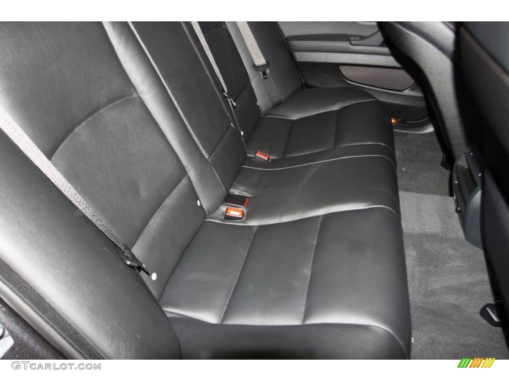 2011 5 Series 535i Sedan - Dark Graphite Metallic / Black photo #11