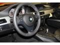 Black Novillo Leather 2011 BMW M3 Convertible Dashboard