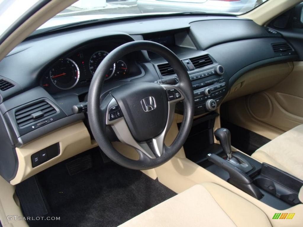 Ivory Interior 2009 Honda Accord LX-S Coupe Photo #45241234