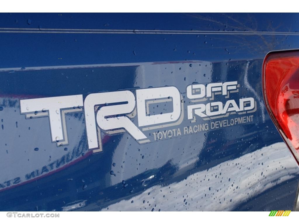 2008 Tundra SR5 TRD Double Cab 4x4 - Blue Streak Metallic / Graphite Gray photo #33