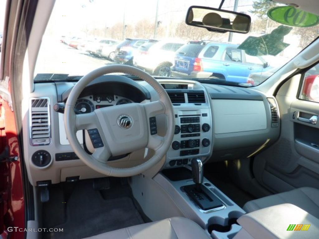 2009 Mercury Mariner V6 Premier 4WD Stone Dashboard Photo #45242430