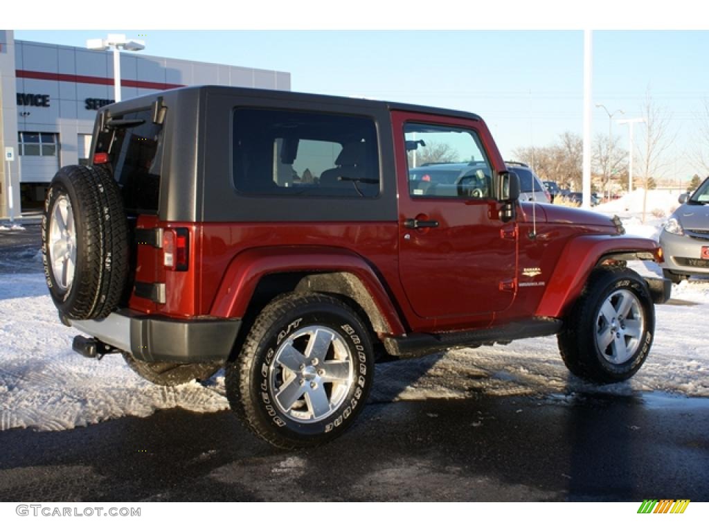 Red Rock Crystal Pearl 2008 Jeep Wrangler Sahara 4x4 Exterior Photo #45243186