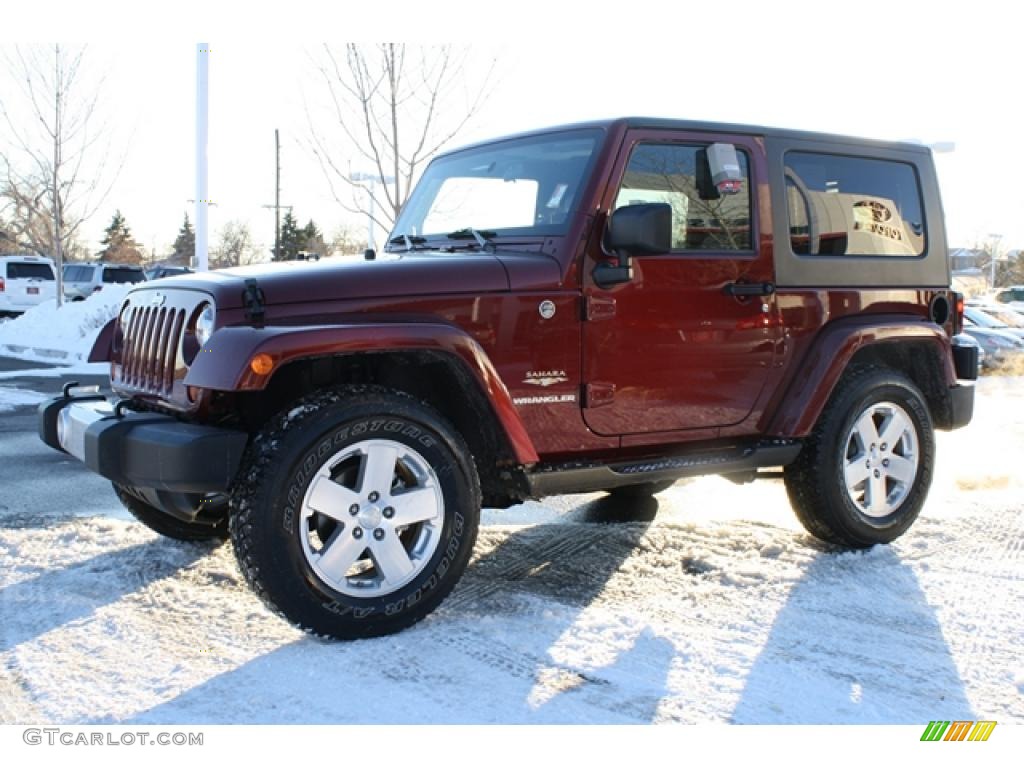 Red Rock Crystal Pearl 2008 Jeep Wrangler Sahara 4x4 Exterior Photo #45243370