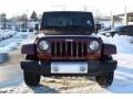 2008 Red Rock Crystal Pearl Jeep Wrangler Sahara 4x4  photo #6