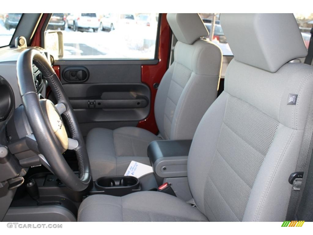 Dark Slate Gray/Medium Slate Gray Interior 2008 Jeep Wrangler Sahara 4x4 Photo #45243394
