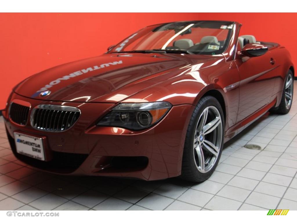 2007 M6 Convertible - Indianapolis Red Metallic / Silverstone II photo #2