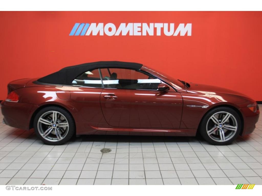 2007 M6 Convertible - Indianapolis Red Metallic / Silverstone II photo #4