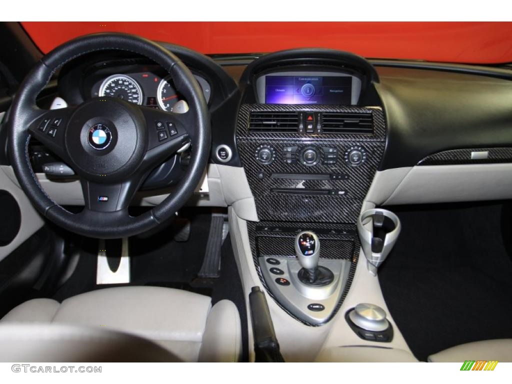 2007 BMW M6 Convertible Silverstone II Dashboard Photo #45245654