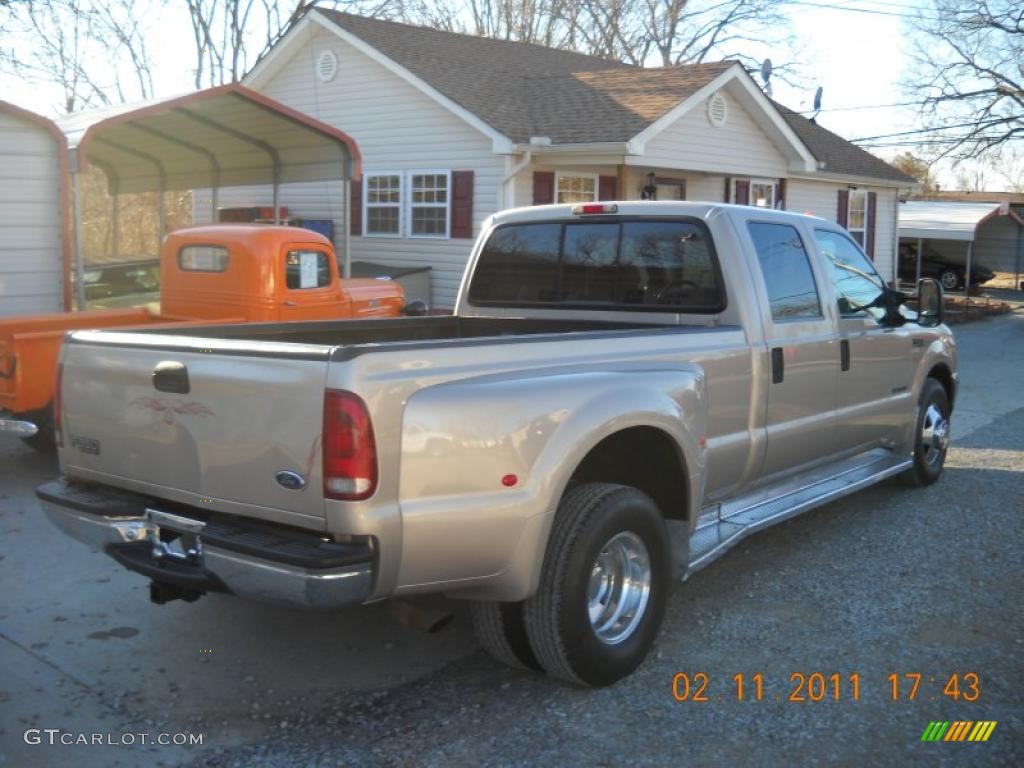 Light Prairie Tan Metallic 1999 Ford F350 Super Duty Lariat Crew Cab Dually Exterior Photo #45246238