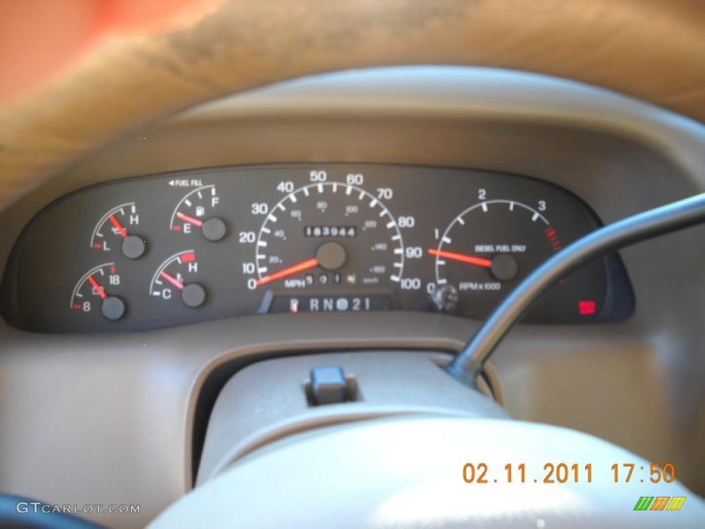 1999 F350 Super Duty Lariat Crew Cab Dually - Light Prairie Tan Metallic / Medium Prairie Tan photo #23