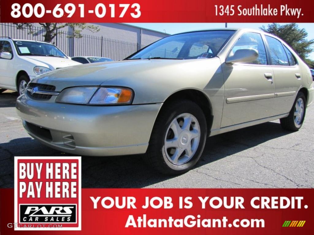 1998 Altima GLE - Cultured Sandstone Pearl Metallic / Tan photo #1