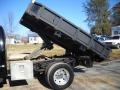Black - F550 Super Duty Lariat Crew Cab 4x4 Chassis Dump Truck Photo No. 2