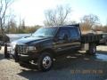 Black - F550 Super Duty Lariat Crew Cab 4x4 Chassis Dump Truck Photo No. 14