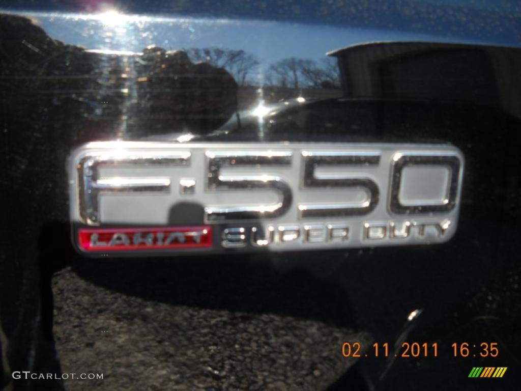 2003 Ford F550 Super Duty Lariat Crew Cab 4x4 Chassis Dump Truck Marks and Logos Photo #45247264