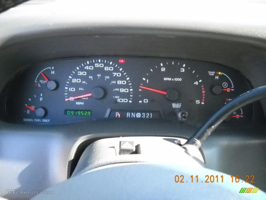 2003 Ford F550 Super Duty Lariat Crew Cab 4x4 Chassis Dump Truck Gauges Photo #45247440