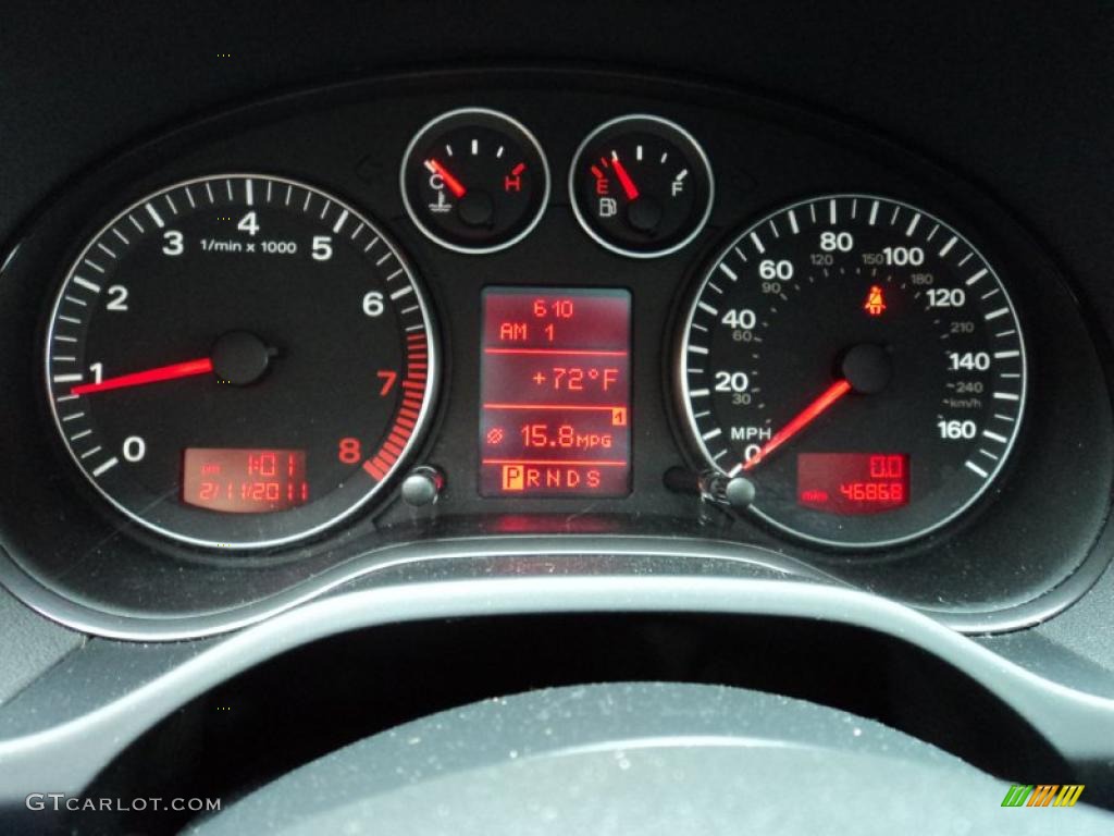 2008 Audi A3 2.0T Gauges Photo #45249120