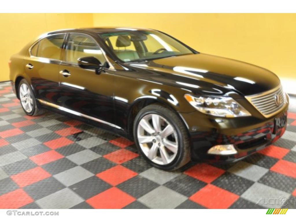 2008 LS 600h L Hybrid - Black Opal Mica / Cashmere photo #1