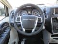 Black/Light Graystone 2011 Chrysler Town & Country Touring Steering Wheel