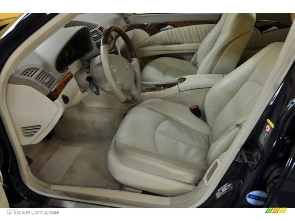 Stone Interior 2004 Mercedes-Benz E 320 4Matic Wagon Photo #45249976